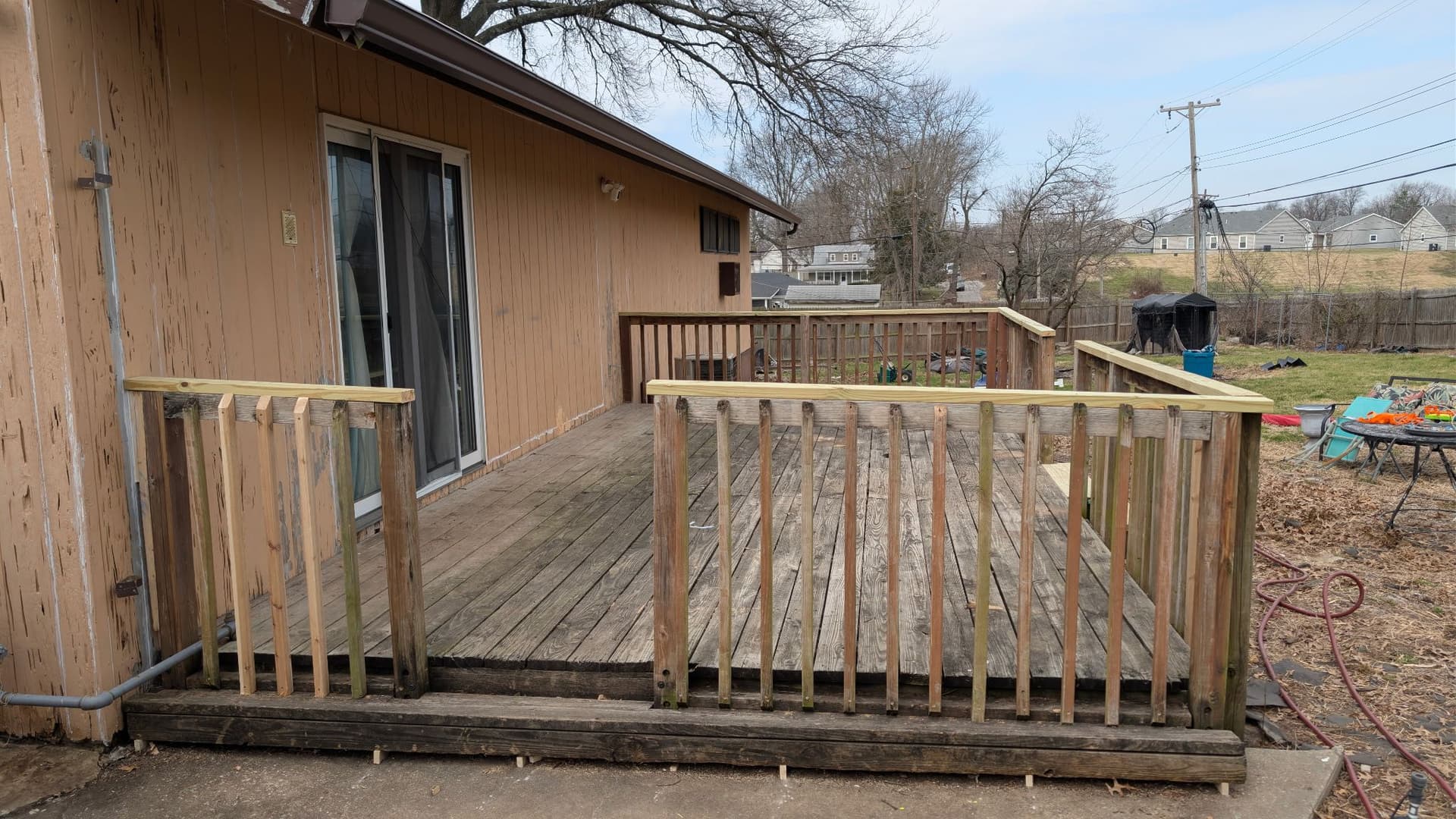 Gallery photos for Worn Out Deck Gets New Railings, Boards, and a Fresh Stain: Image #2