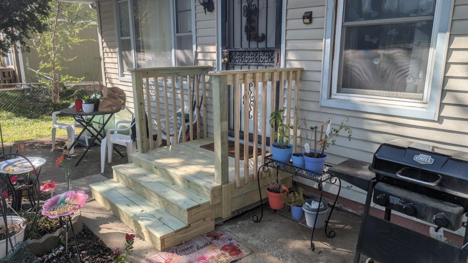Beautiful Porch Makeover with New Carpentry image