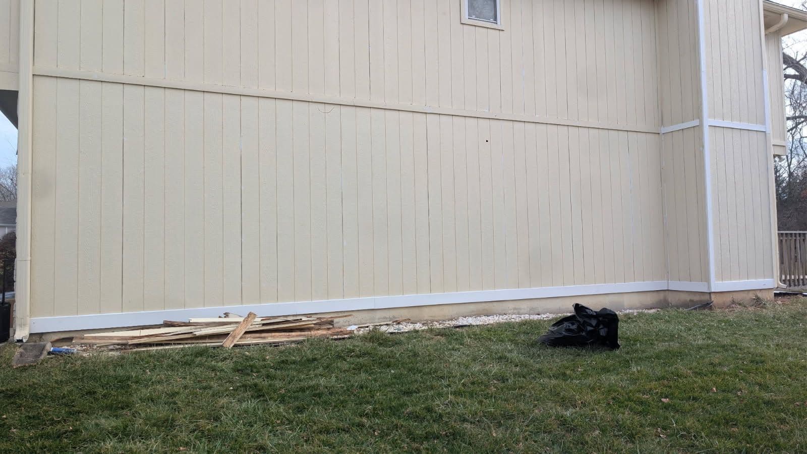 Project Home Exterior Facelift Preps for Painting image