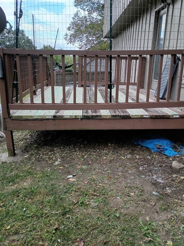 Gallery photos for Deck Improvement with Board Replacement and Fresh Stain: Image #3