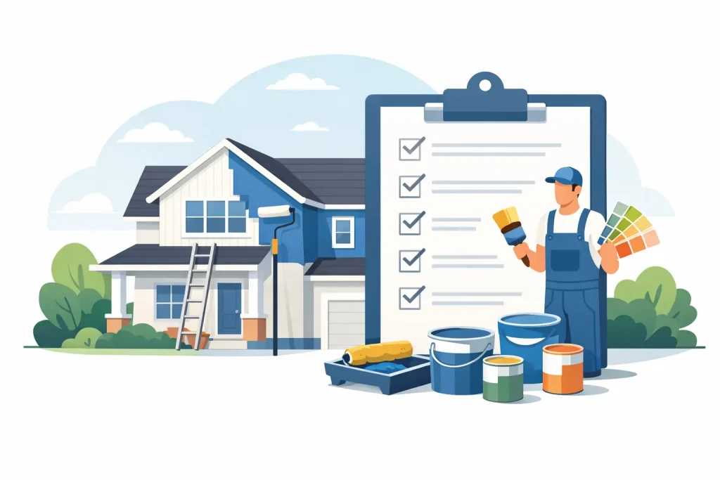 Whole House Repaint Checklist for Homeowners