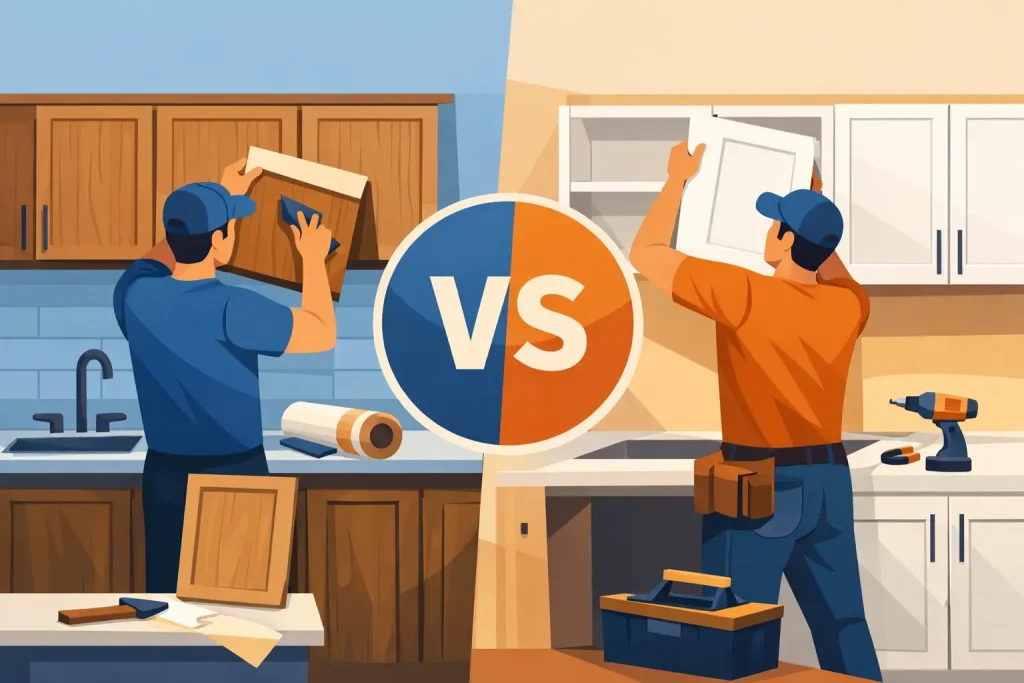 Cabinet Refacing vs Replacement: Which Fits?
