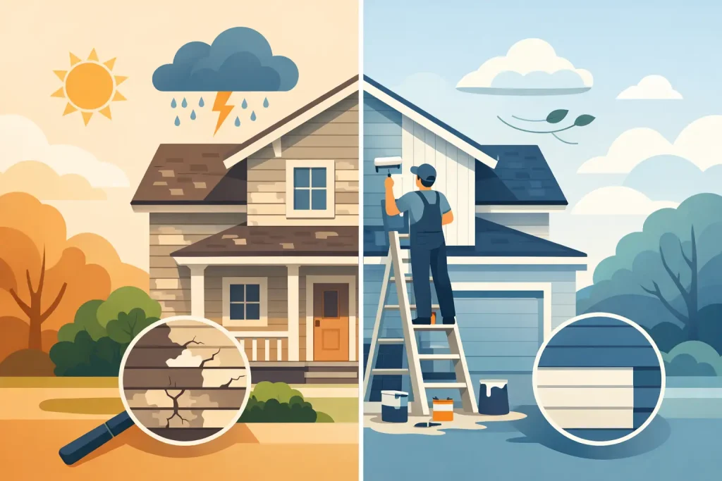 When to Repaint House Exterior
