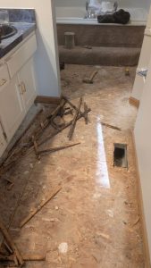 Gallery photos for Bathroom Fix and Flooring Upgrade: Image #2