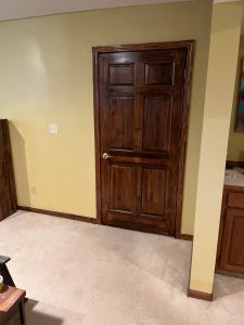 Gallery photos for Expertly Framed Wall with Stained Door: Image #2